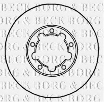 BORG & BECK bbd5232 -  Тормозной диск